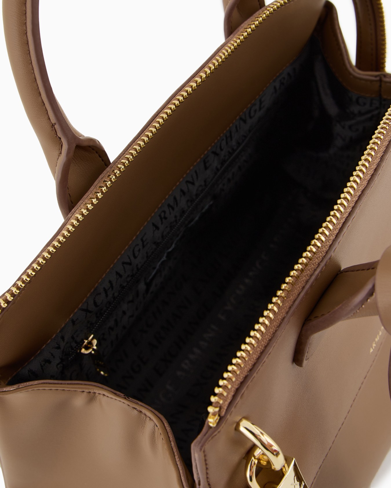 Handtasche mit ASV-Vorhängeschloss und Metalldetails Folie 3