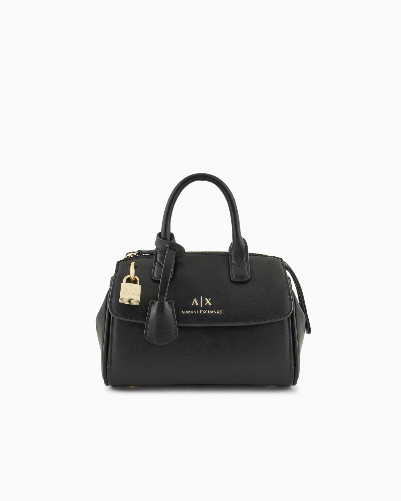 Borsa a mano bauletto piccolo con lucchetto e dettagli in metallo ASV Slide 0