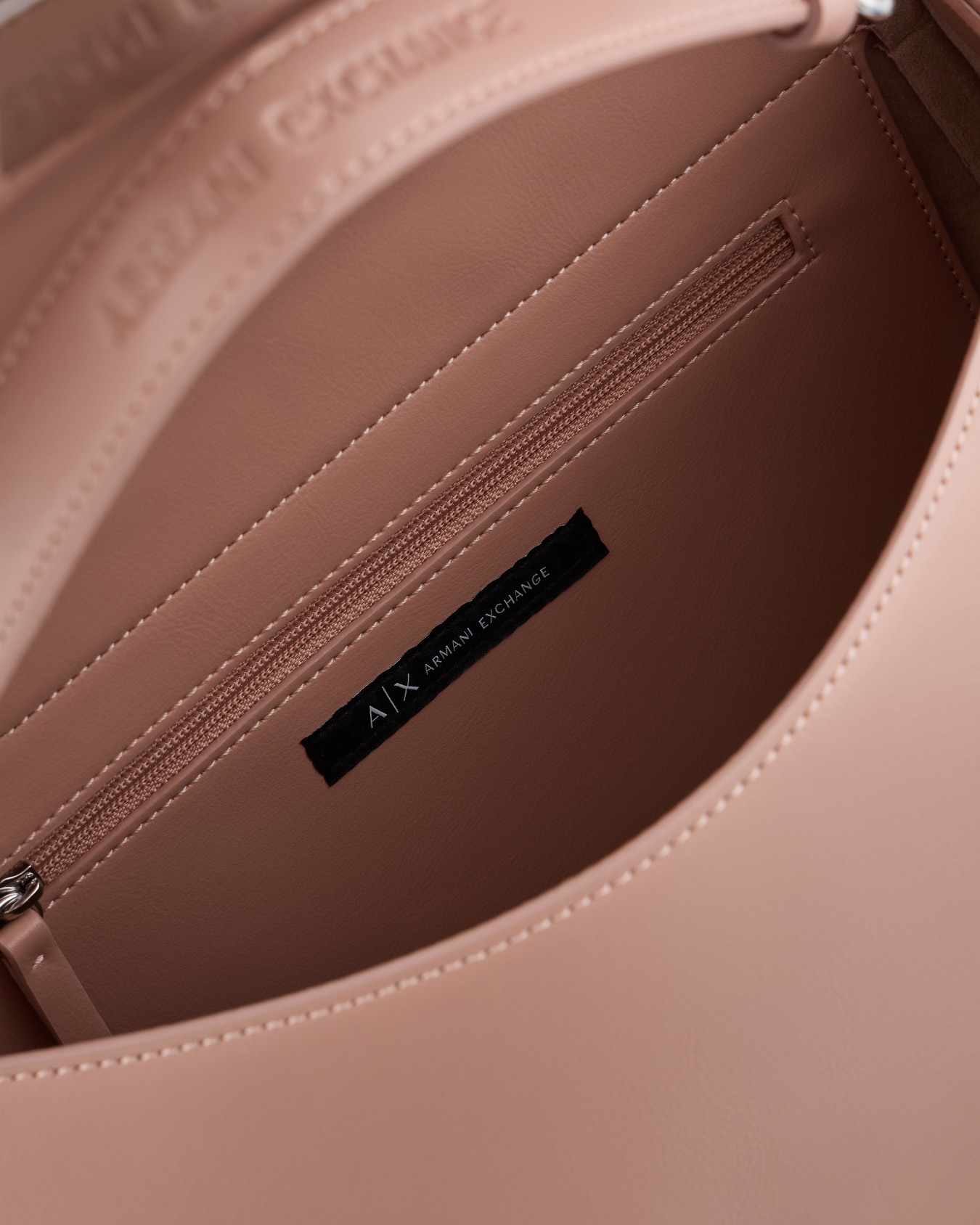 Rounded shoulder bag with monogram logo Slide 3