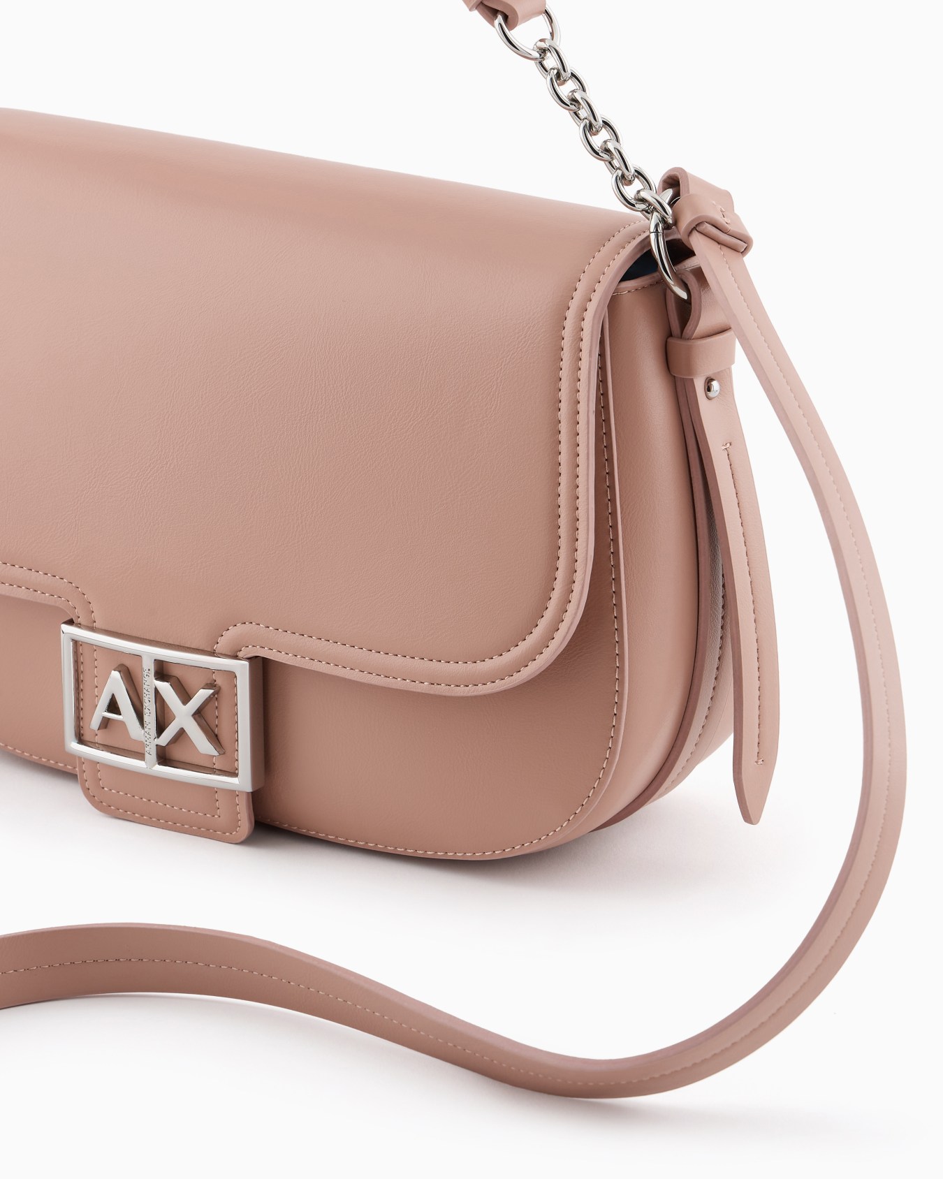 Rounded shoulder bag with monogram logo Slide 4