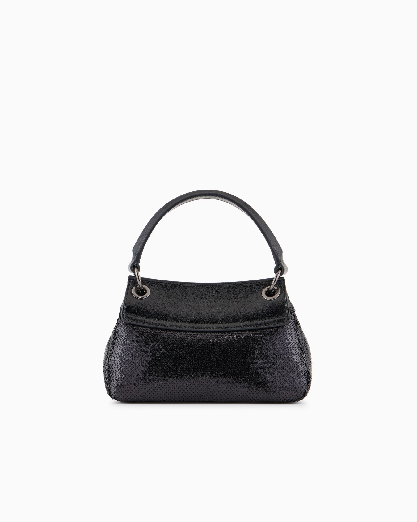 Sequined shoulder bag with metallic details Slide 2