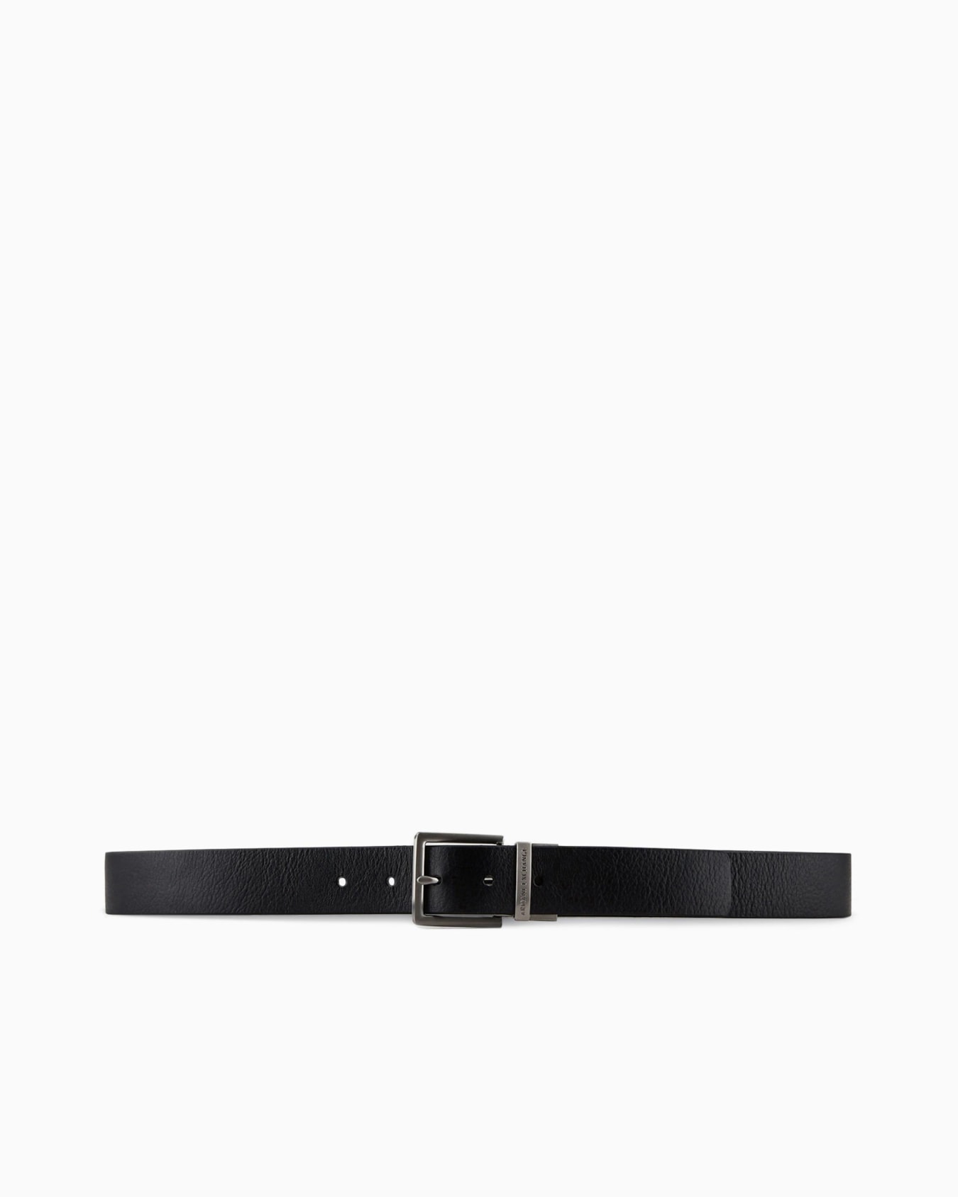 Ceinture en cuir avec boucle rectangulaire Diapositive 2