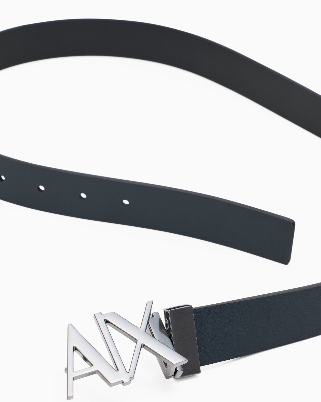 Double-sided leather belt Slide 1
