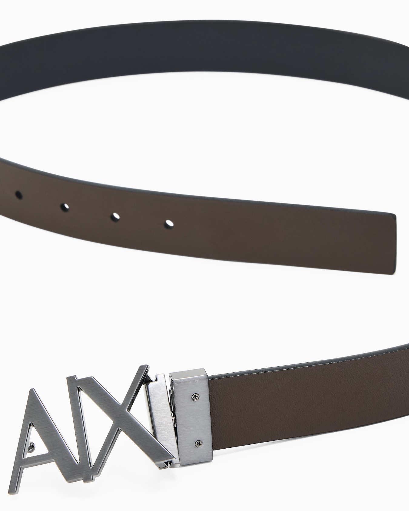 Double-sided leather belt Slide 1