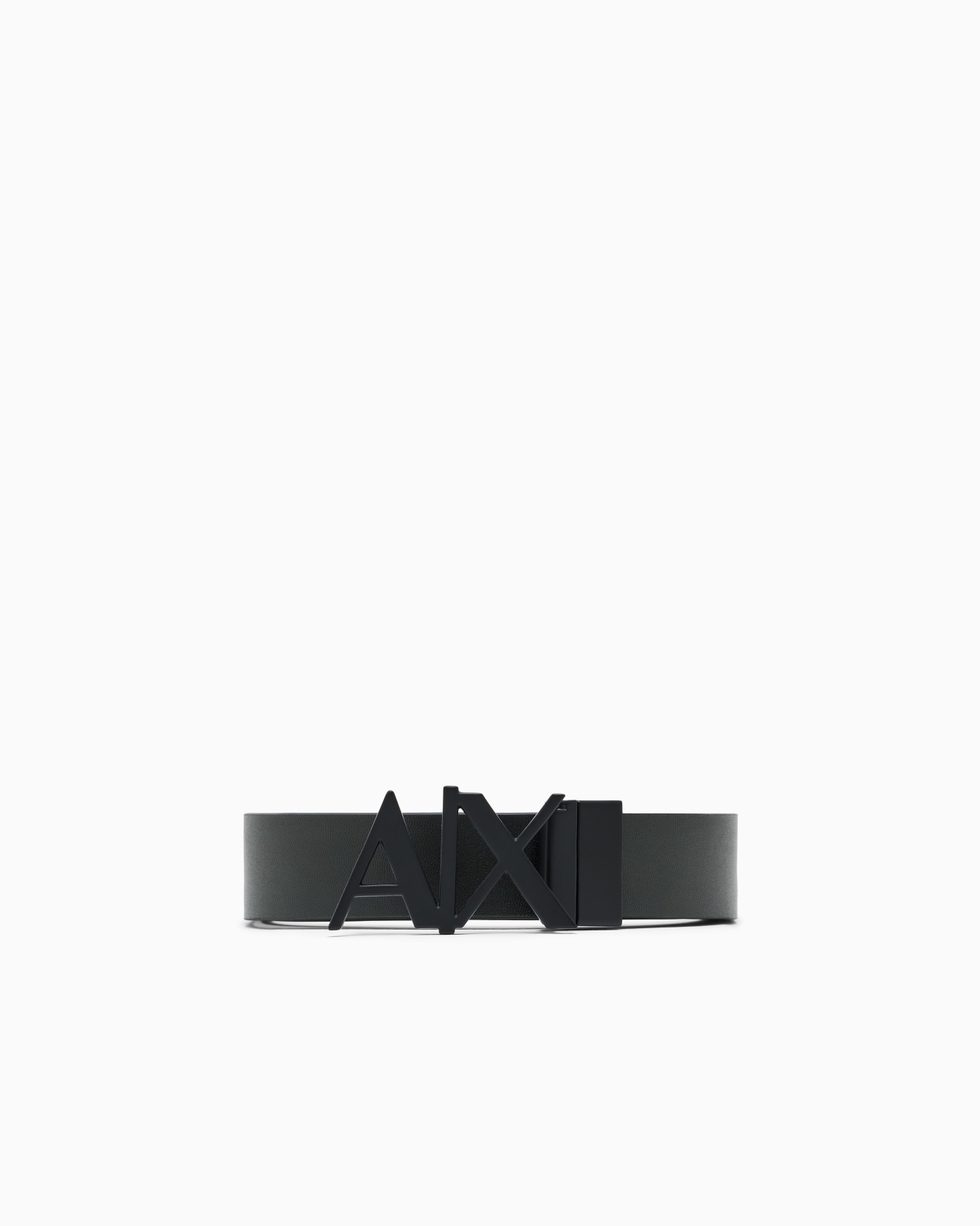 Plate belt leather with plate buckle Slide 0