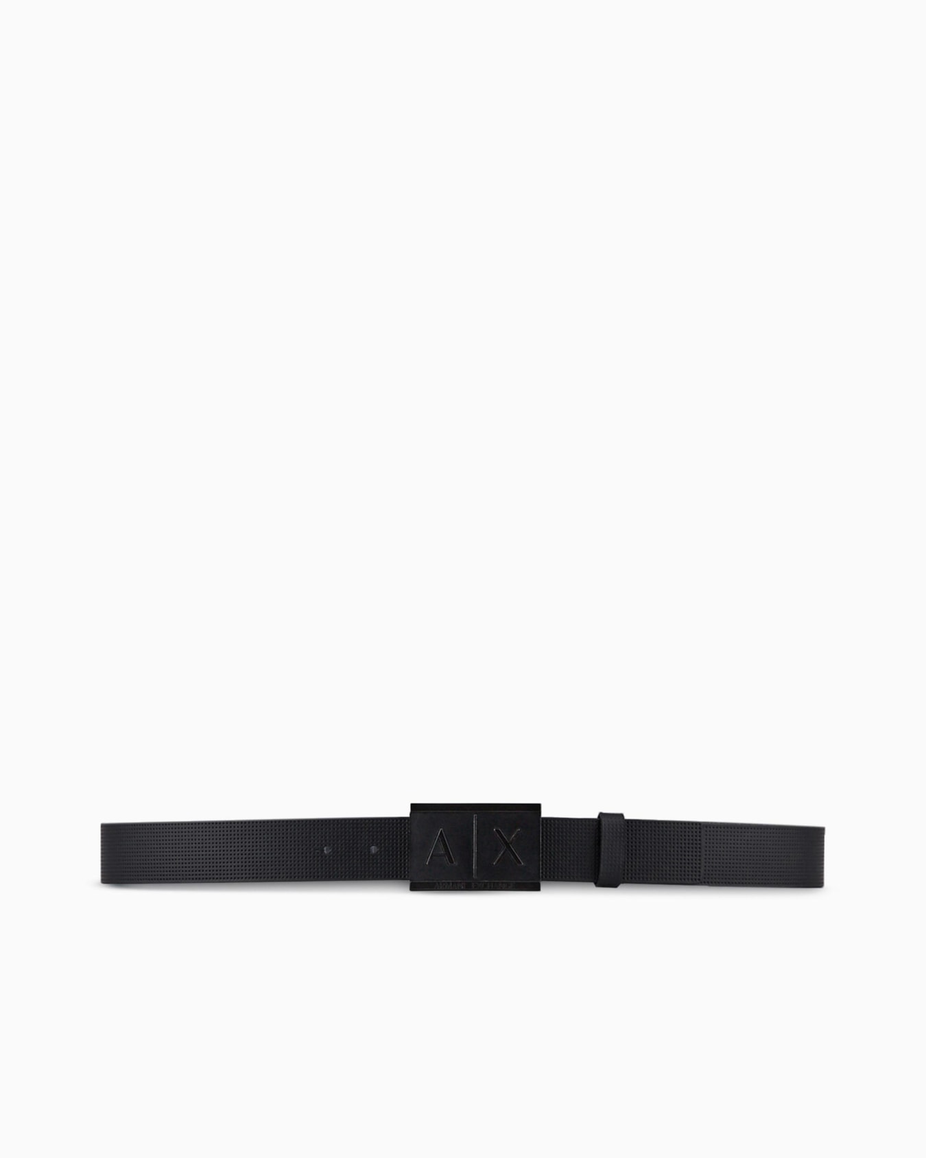 Smooth Leather Belt with Square Buckle Slide 2