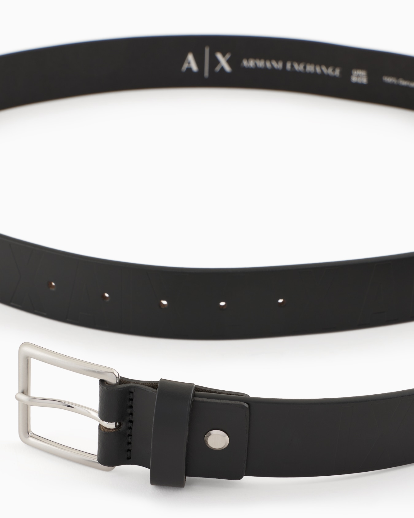 Genuine leather belt Slide 1