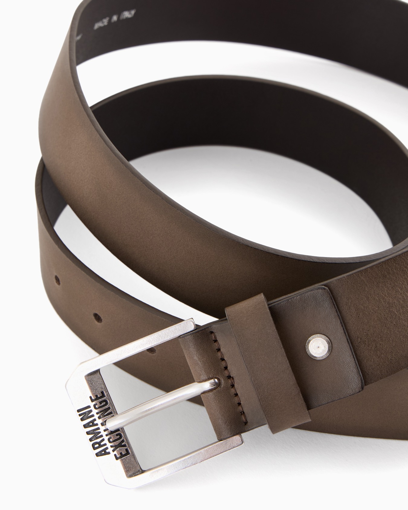 Coated leather belt Slide 1