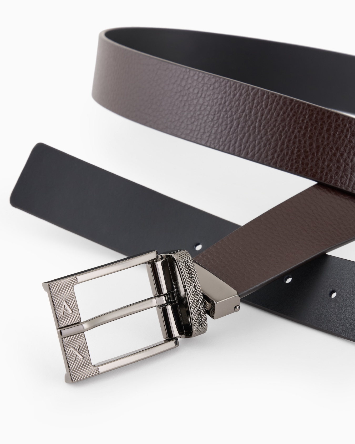 Garnet leather belt Slide 1