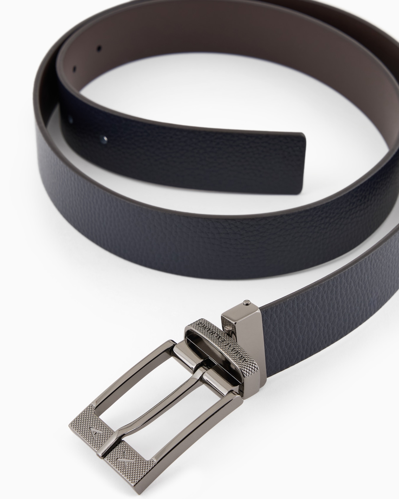 Garnet leather belt Slide 1