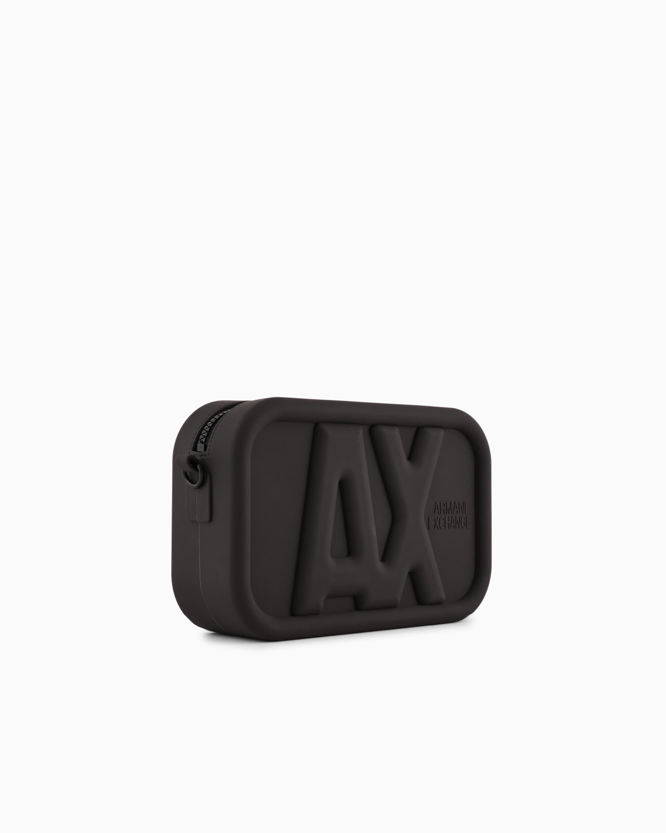 Silicone crossbody bag with embossed logo Slide 1