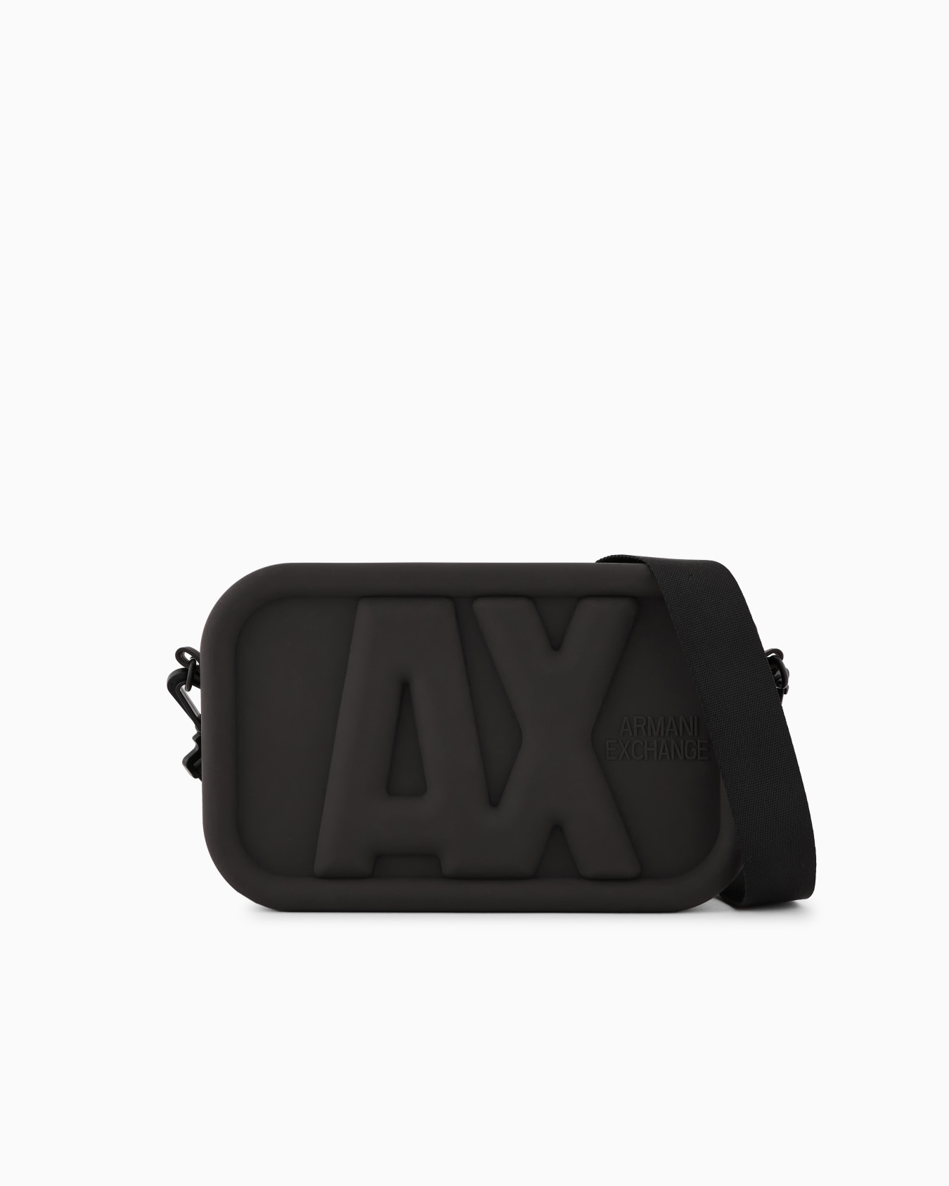 Silicone crossbody bag with embossed logo Slide 0