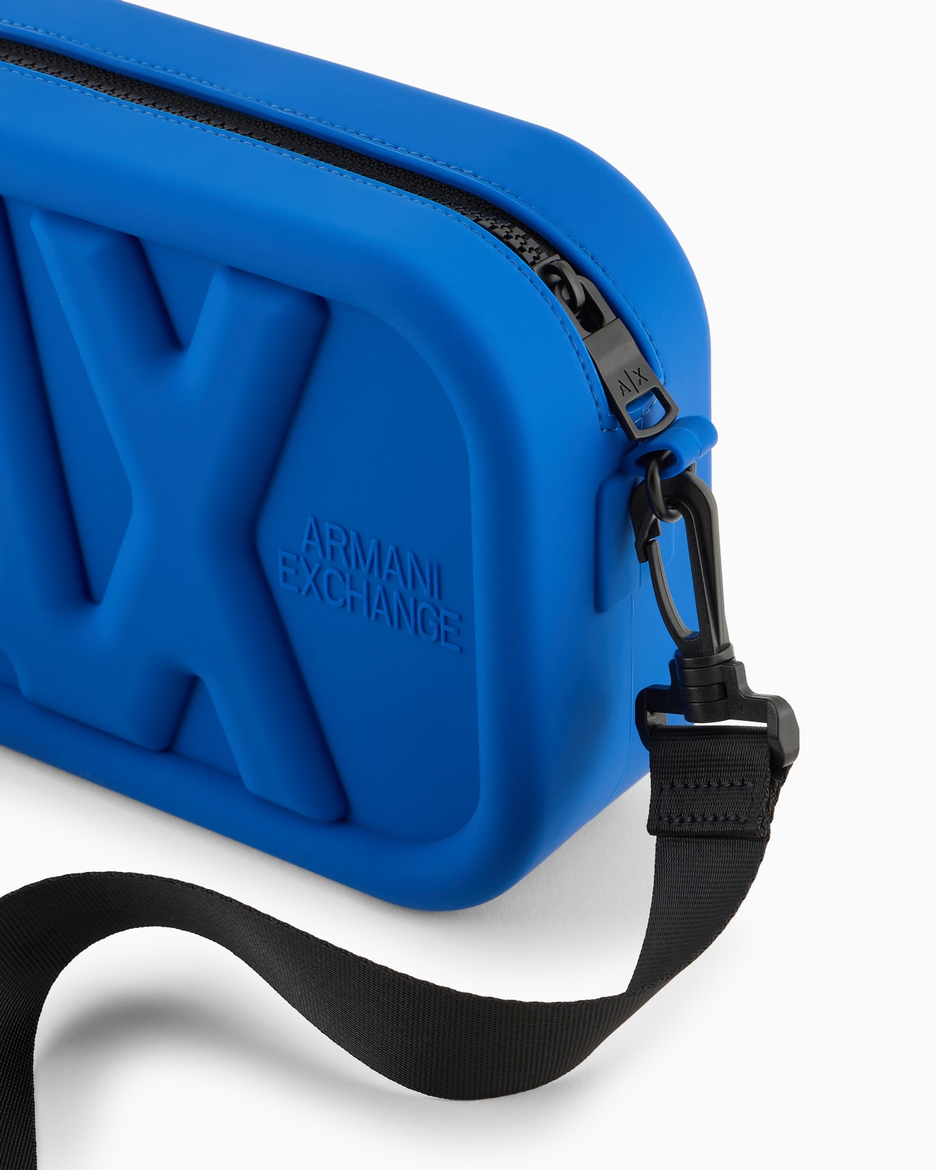 Silicone crossbody bag with embossed logo Slide 4