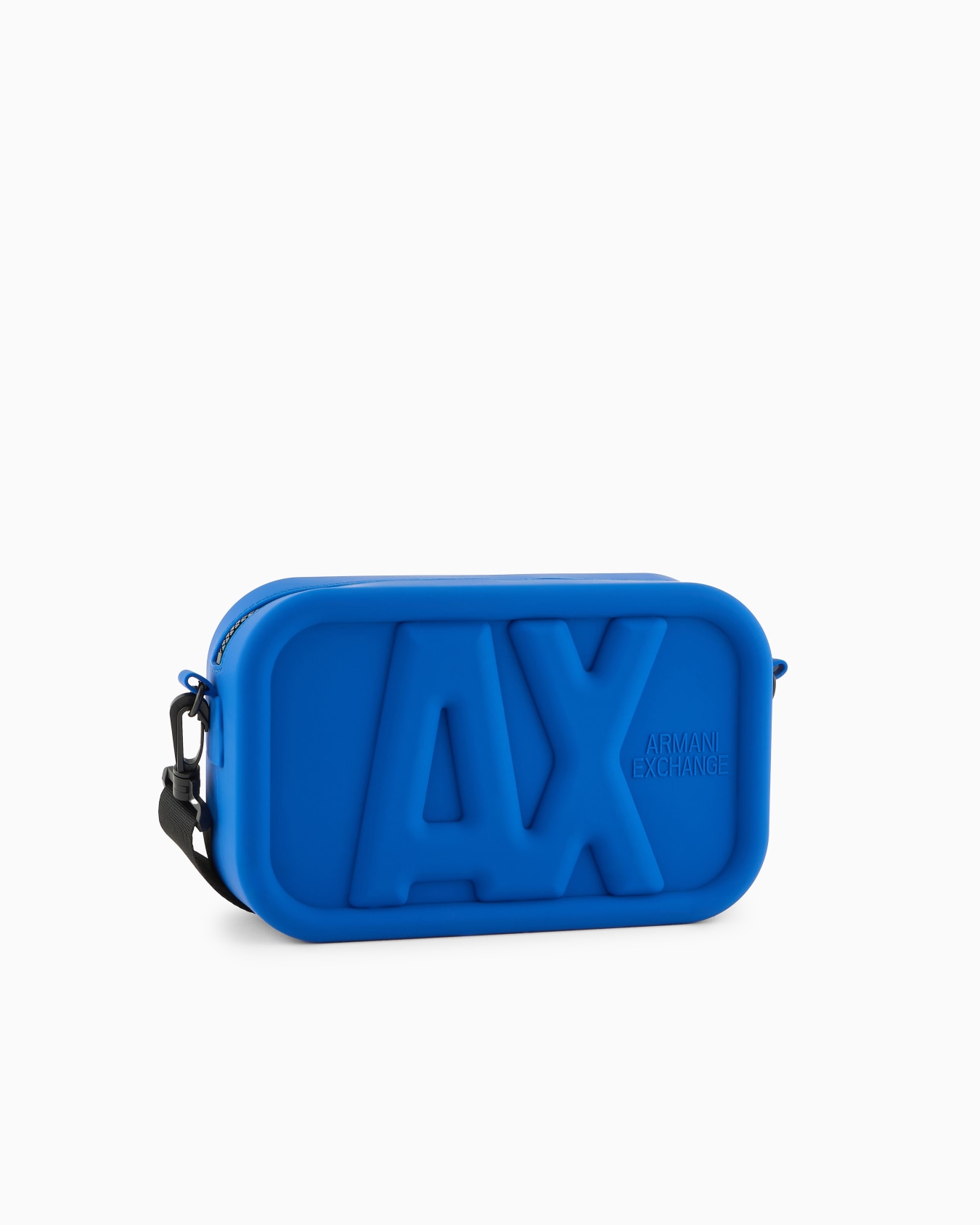 Silicone crossbody bag with embossed logo Slide 1