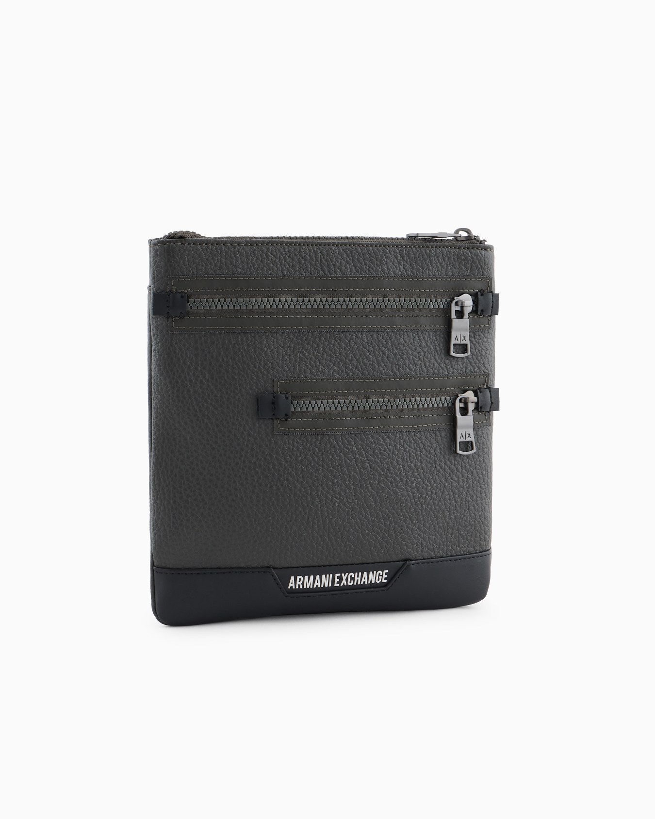 Bolso bandolera de material reciclado granate ASV Diapositiva 1