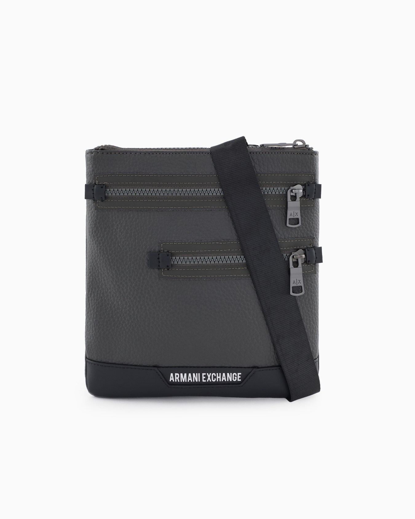 Bolso bandolera de material reciclado granate ASV Diapositiva 0