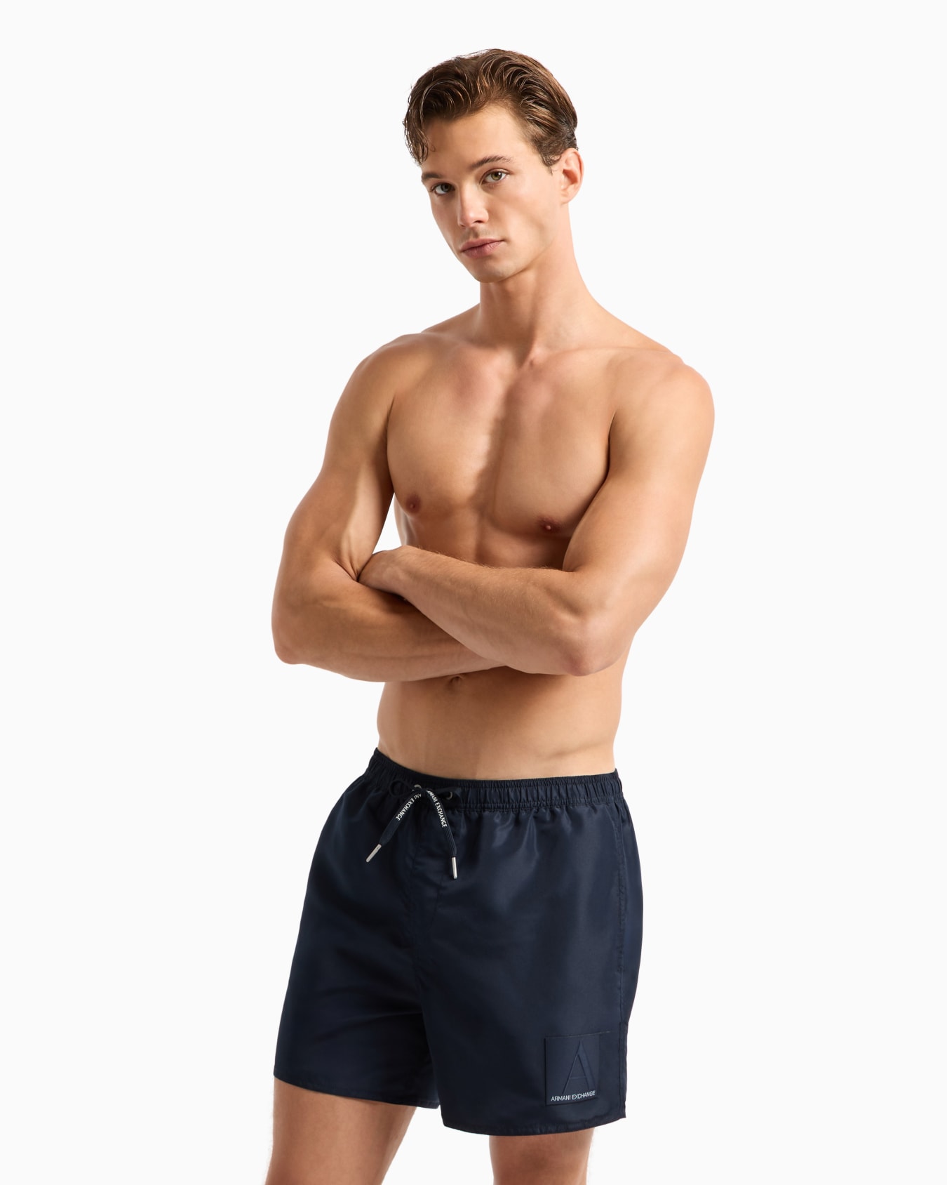 Swim boxer shorts in recycled fabric Slide 1
