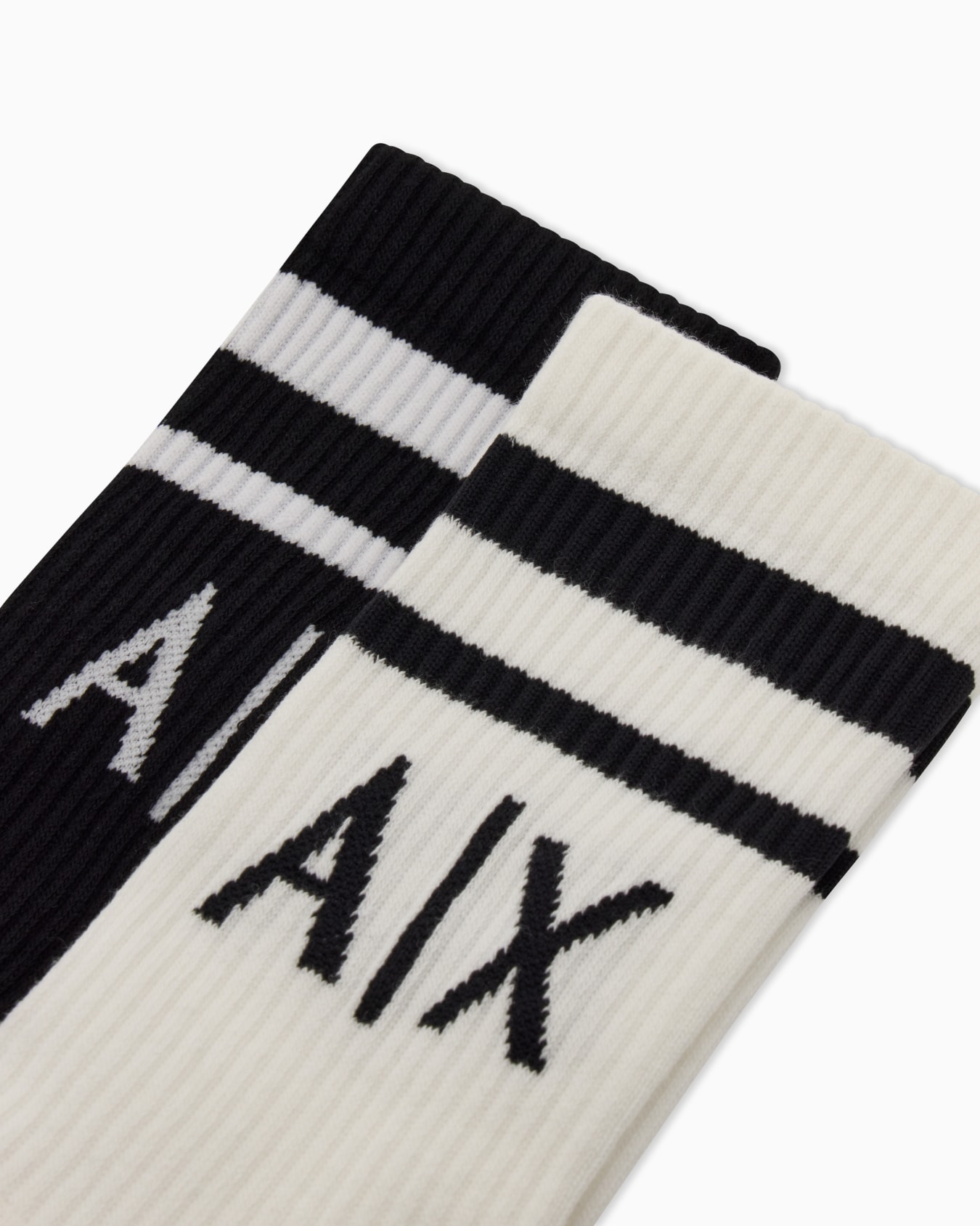 Pack of 2 pairs of socks with logo Slide 1