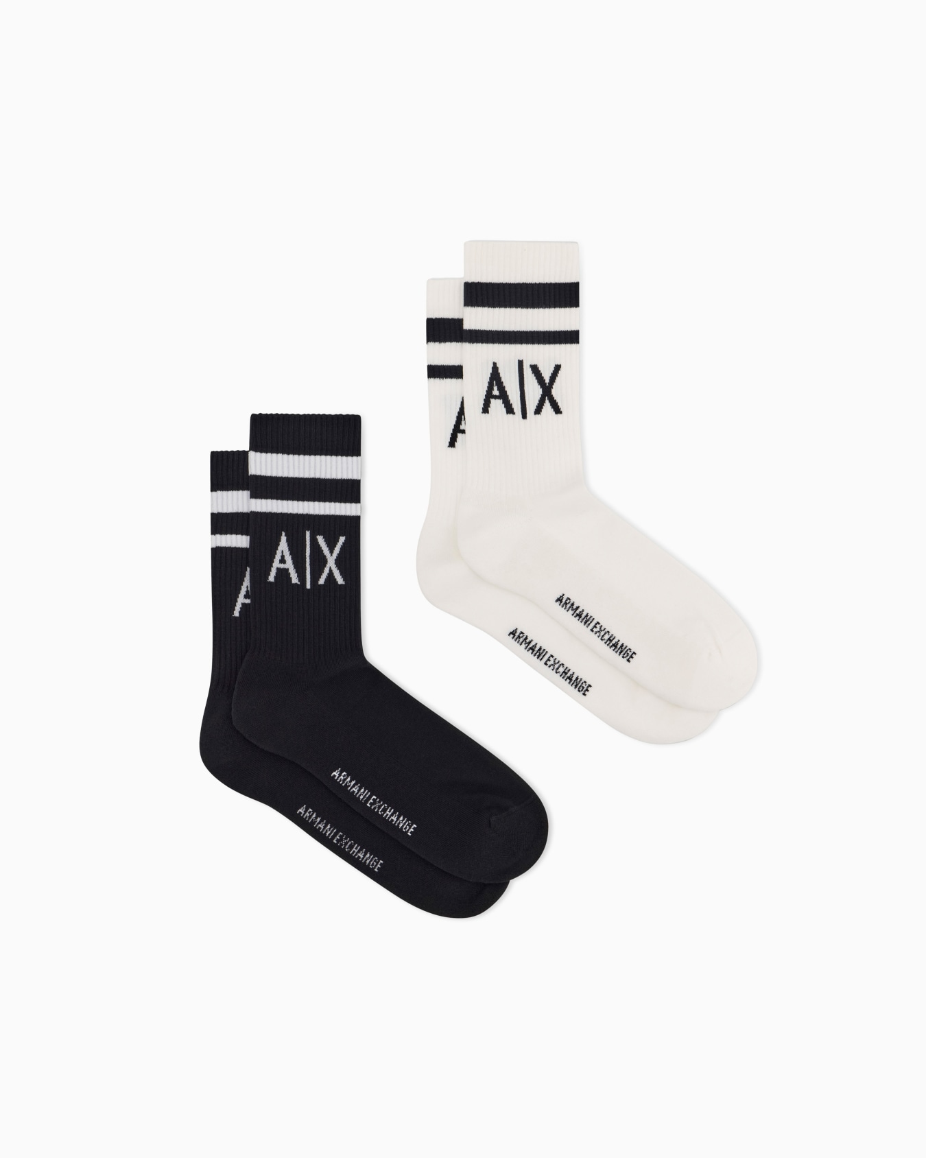 Pack de 2 paires de chaussettes avec logo Diapositive 0