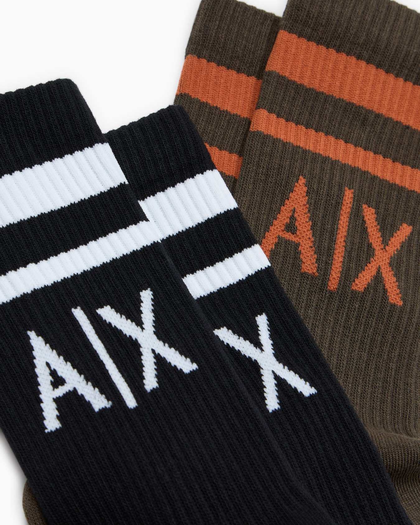 Pack of 2 pairs of socks with logo Slide 1