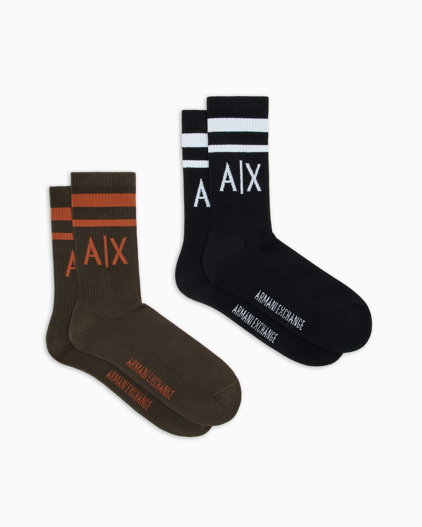 Pack of 2 pairs of socks with logo Slide 0