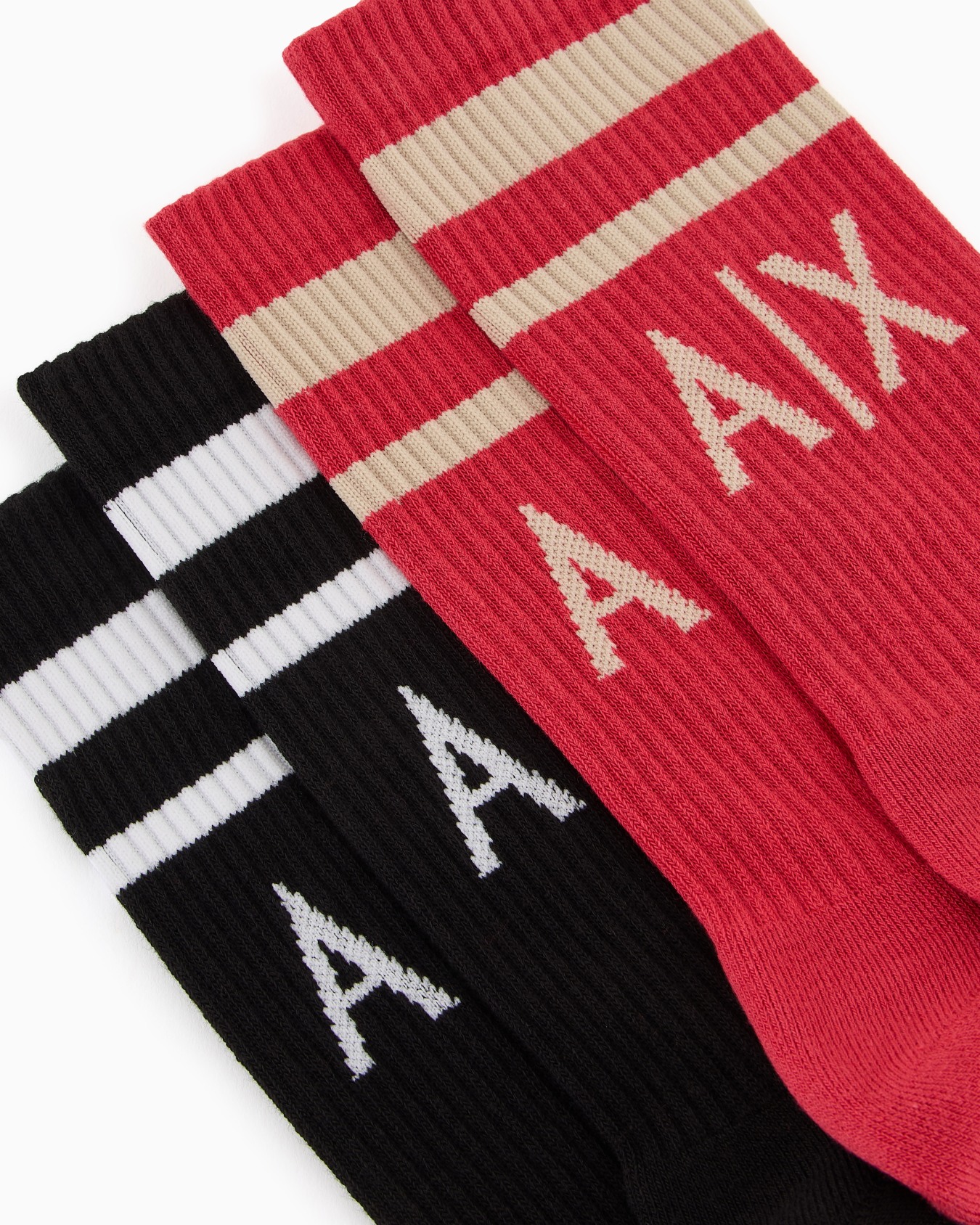 Pack of 2 pairs of socks with logo Slide 1