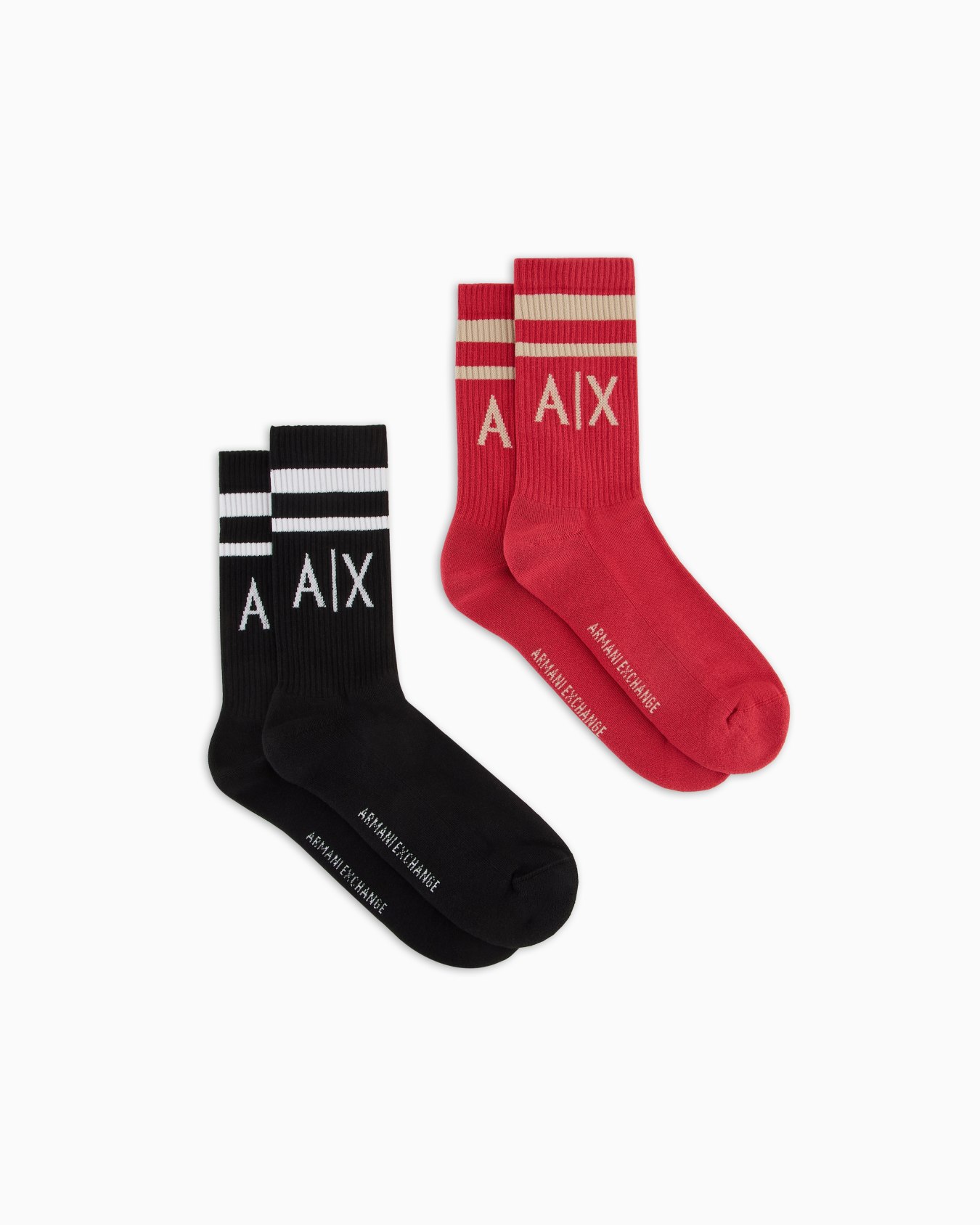 Pack of 2 pairs of socks with logo Slide 0