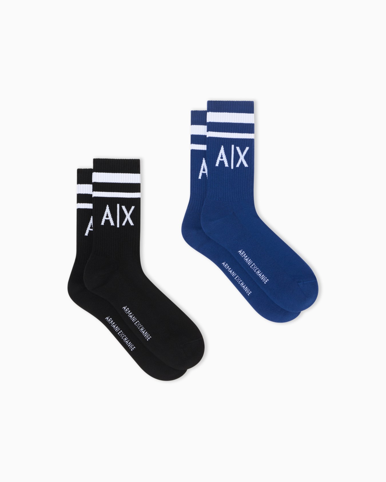 Pack of 2 pairs of socks with logo Slide 0
