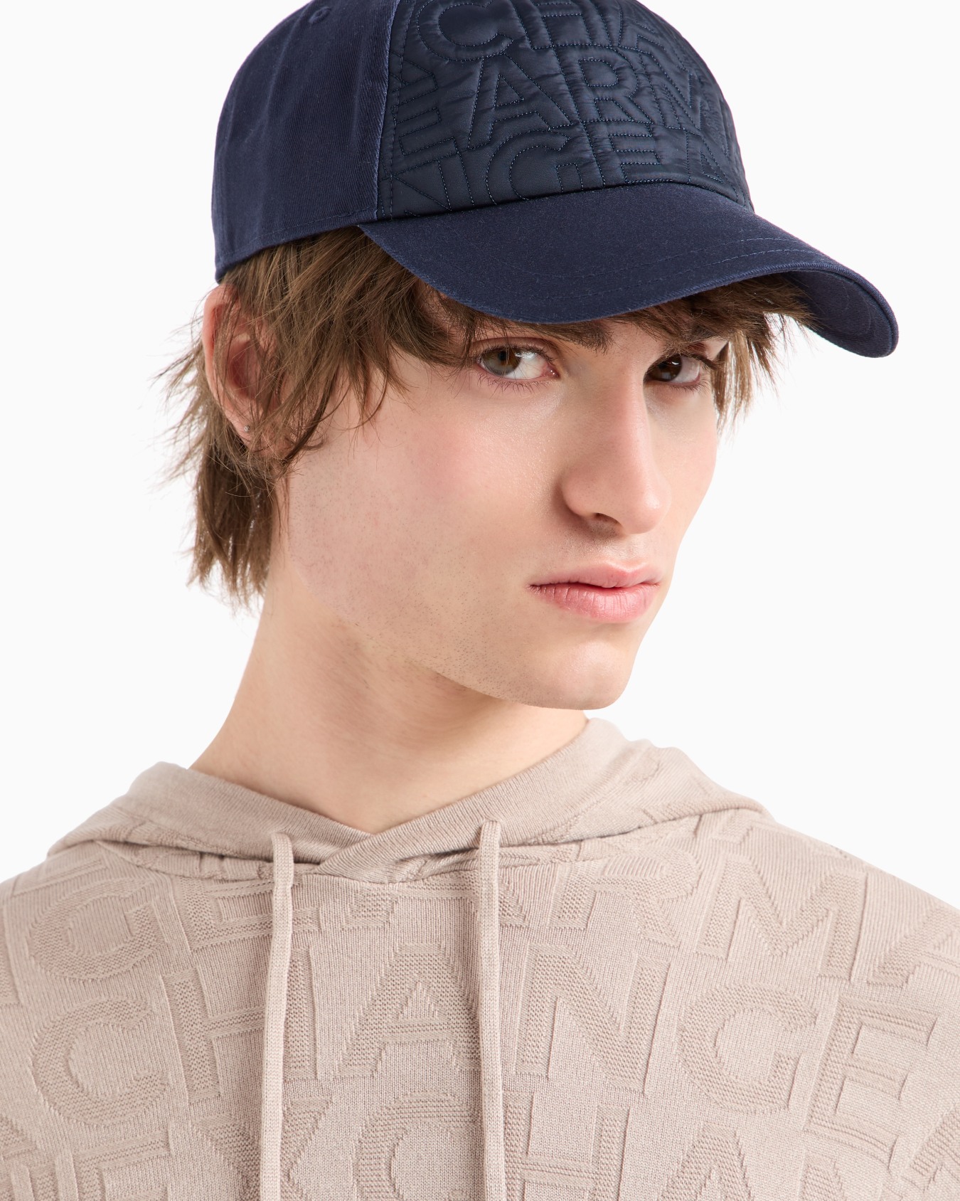Cotton visor hat with logo Slide 2