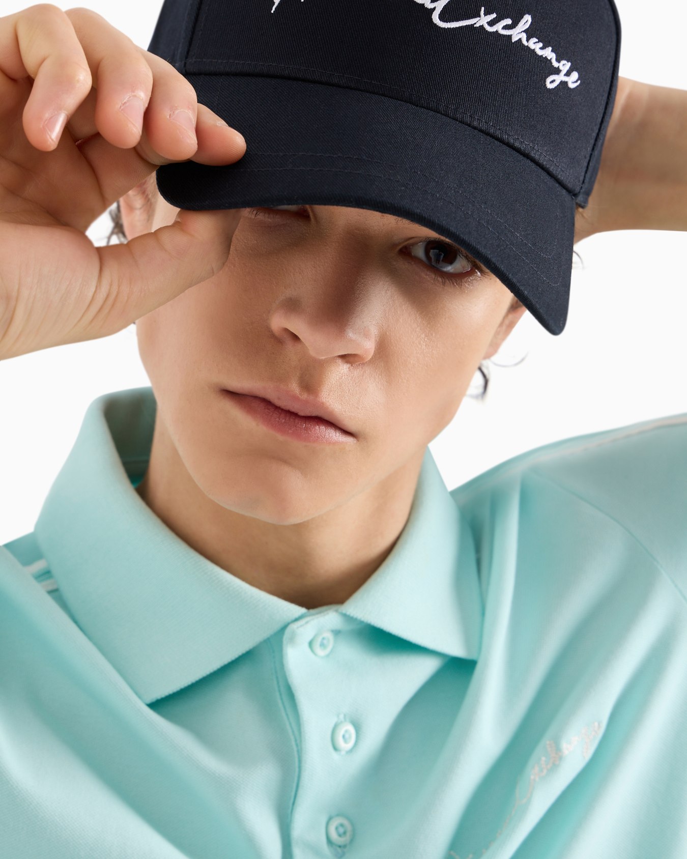 Visor hat with maxi logo Slide 3