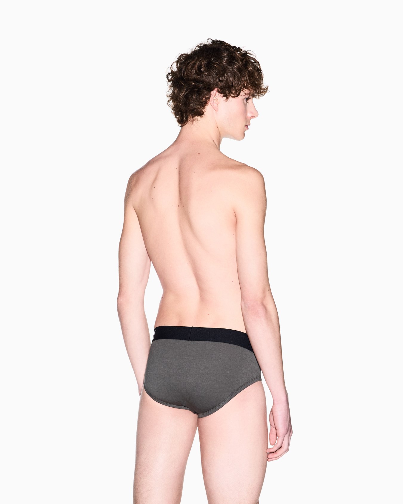 Stretch cotton briefs Slide 2