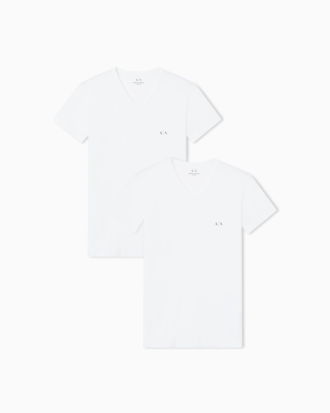 2er-Pack Jersey-T-Shirts mit V-Ausschnitt Folie 0