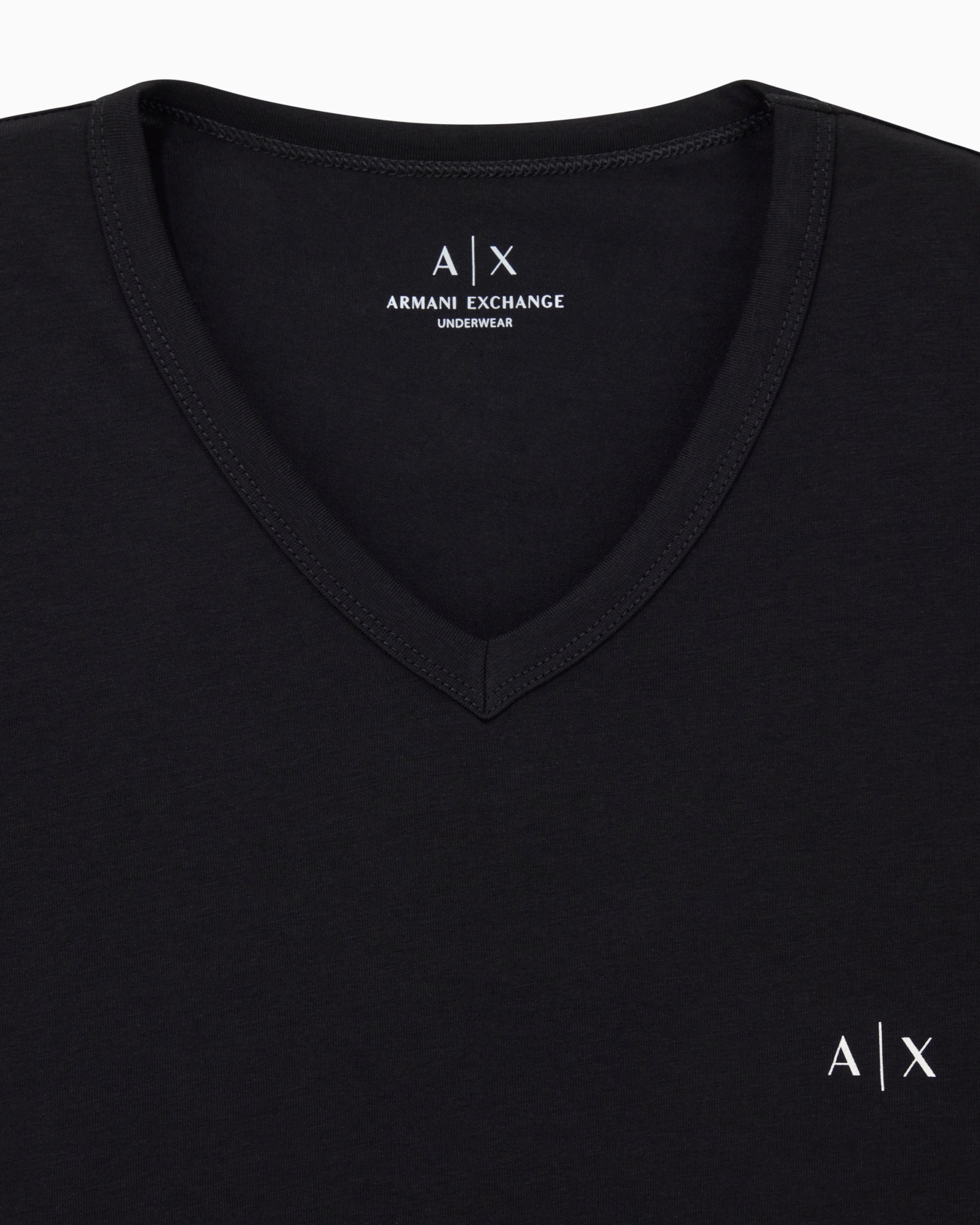 Pack 2 t-shirt in jersey con scollo a V Slide 3