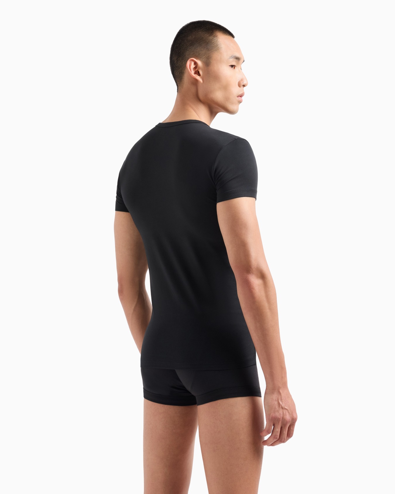 Pack of 2 jersey t-shirts with V-neck Slide 2