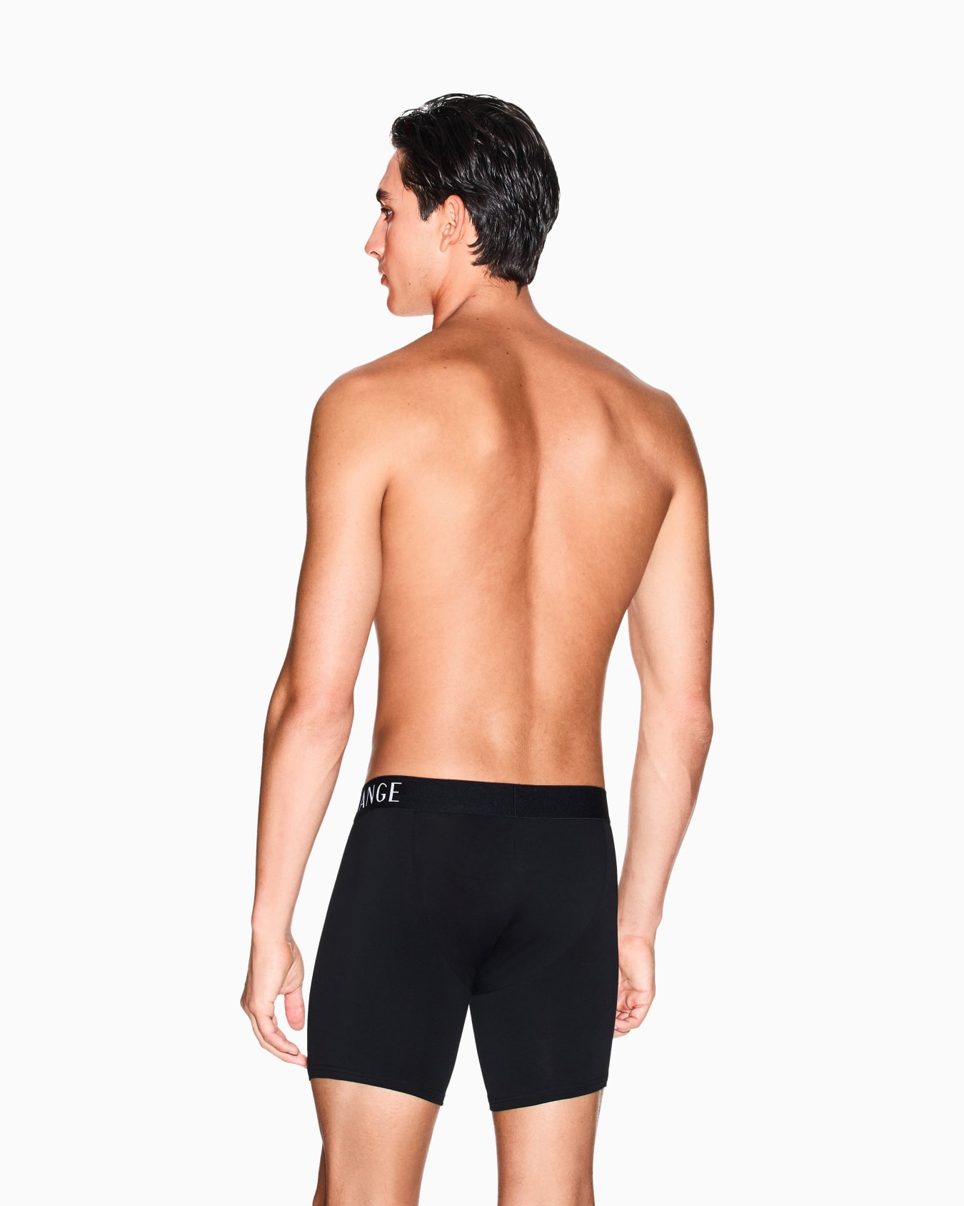 Boxer shorts in stretch fabric with maxi logo Slide 2