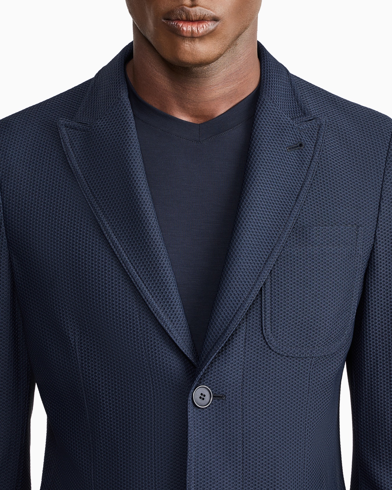 Einreihiges Sakko Icon aus geprägtem Funktionsgewebe Folie 6