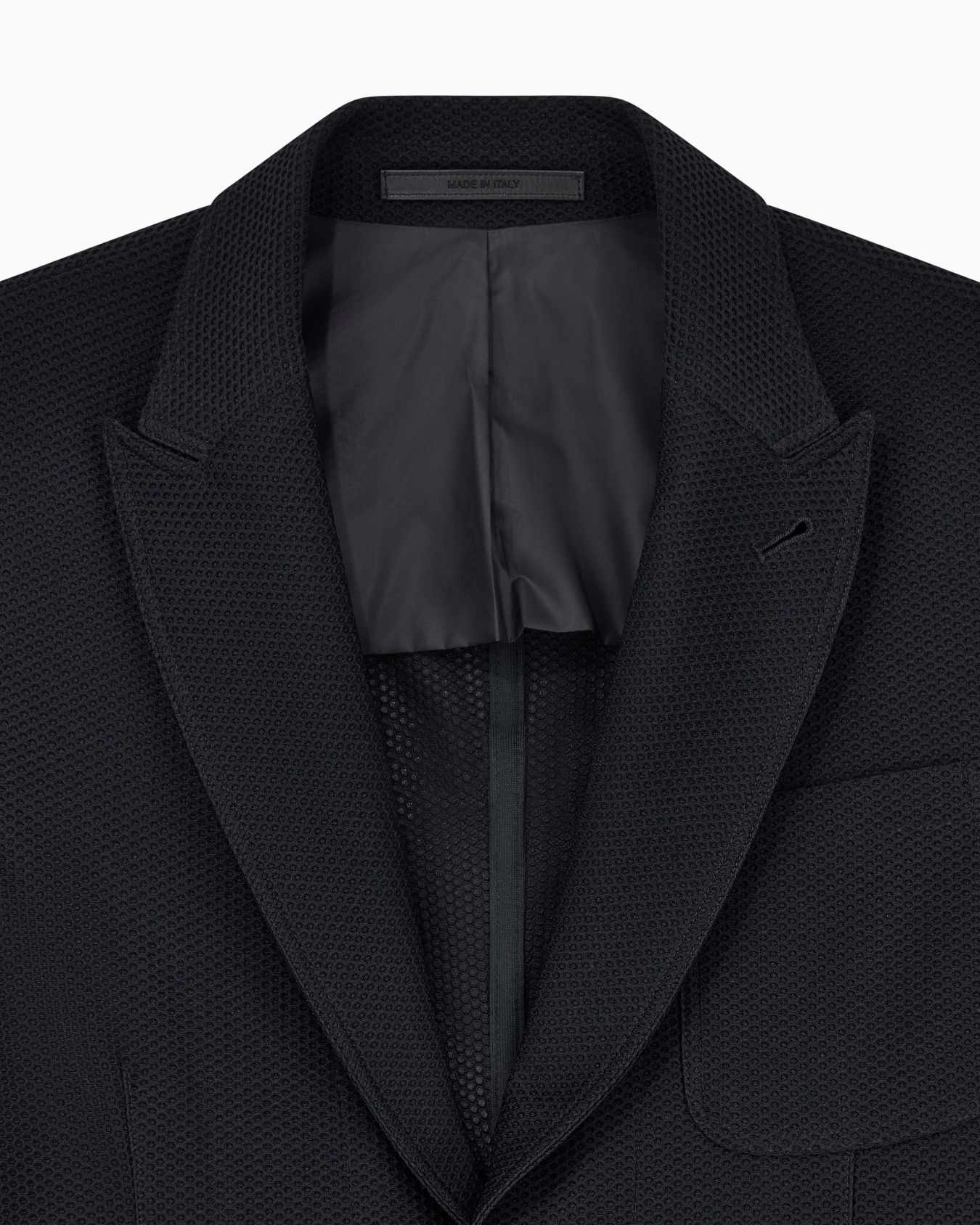 Chaqueta de abotonadura sencilla Icon de gofrado técnico Diapositiva 4