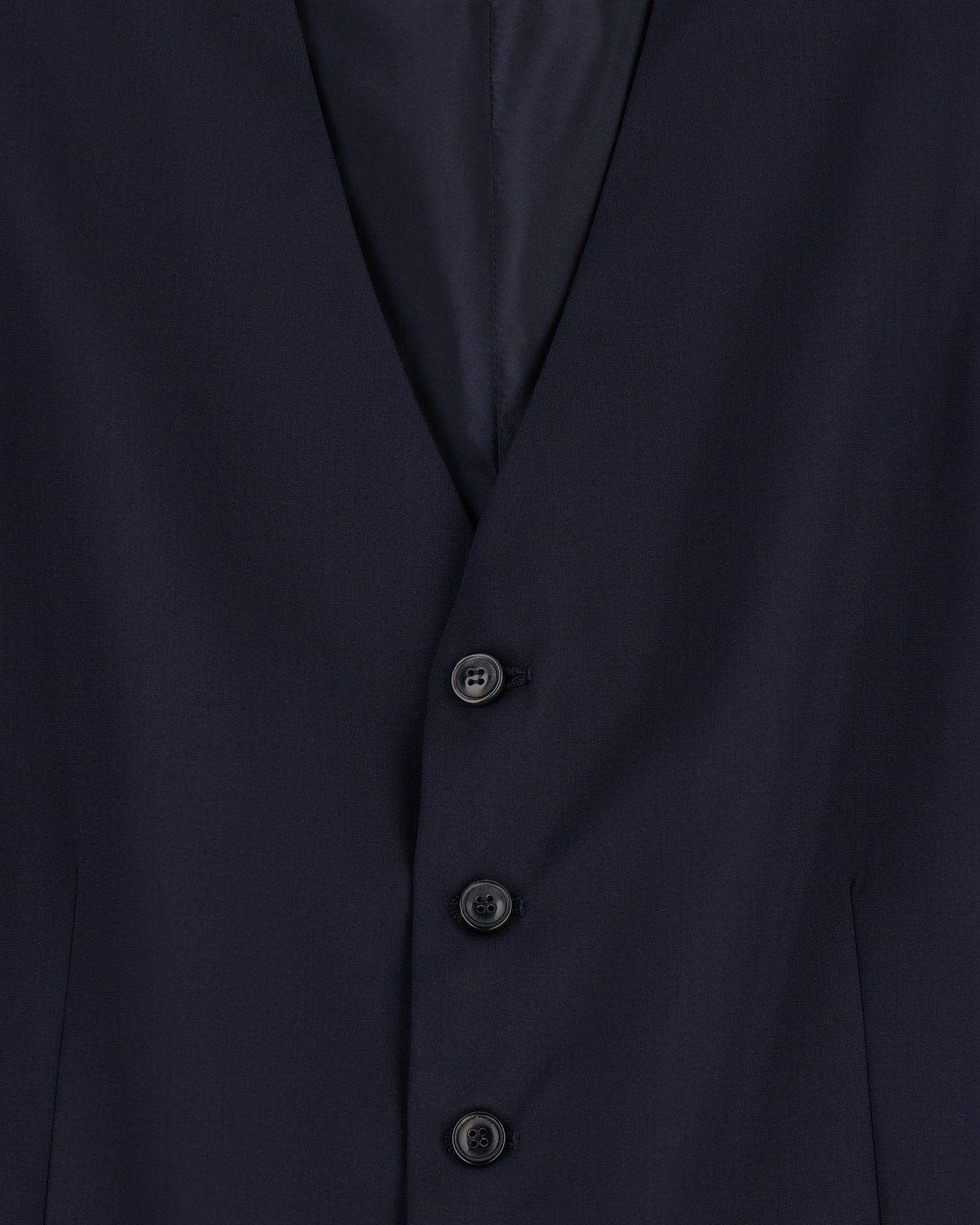 Single-breasted waistcoat in virgin wool Slide 4