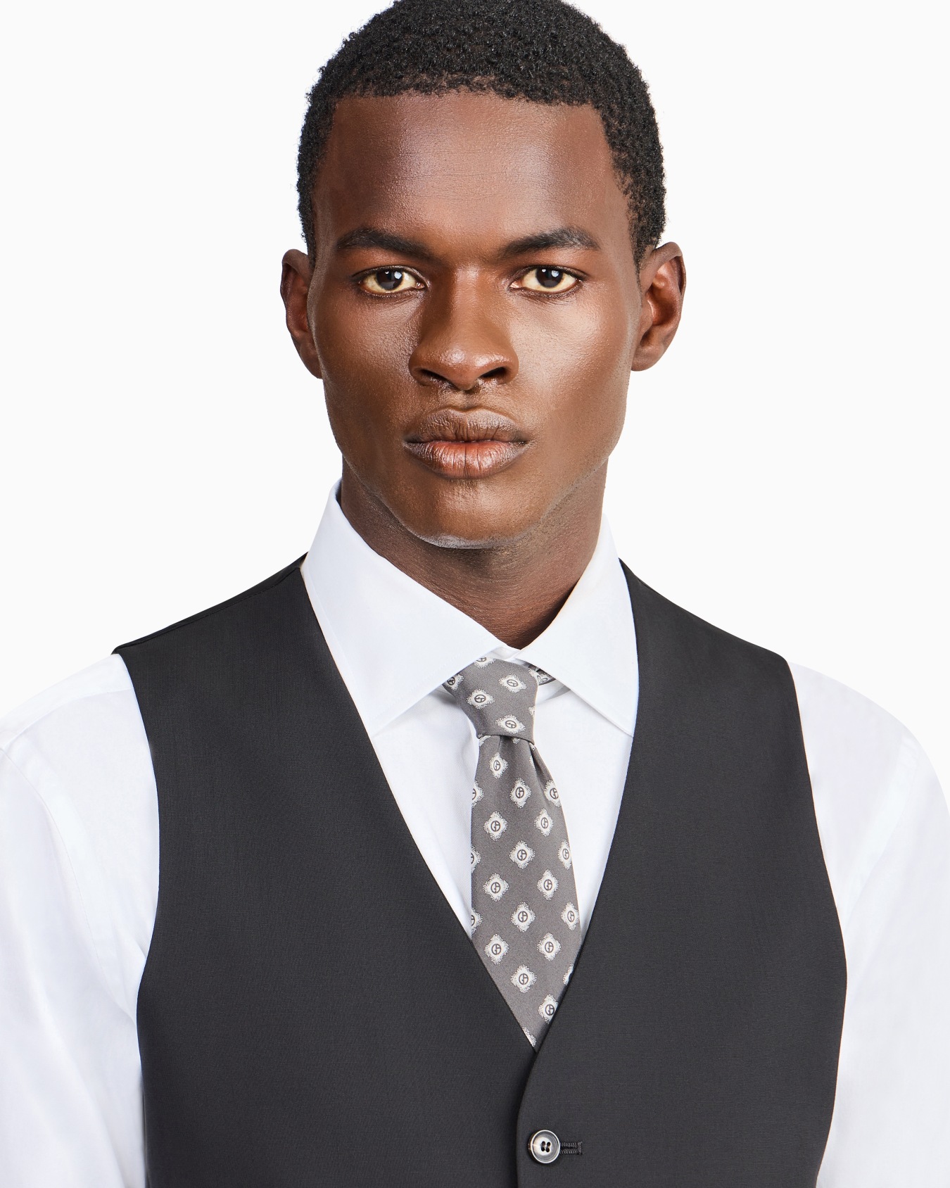 Single-breasted waistcoat in virgin wool Slide 6