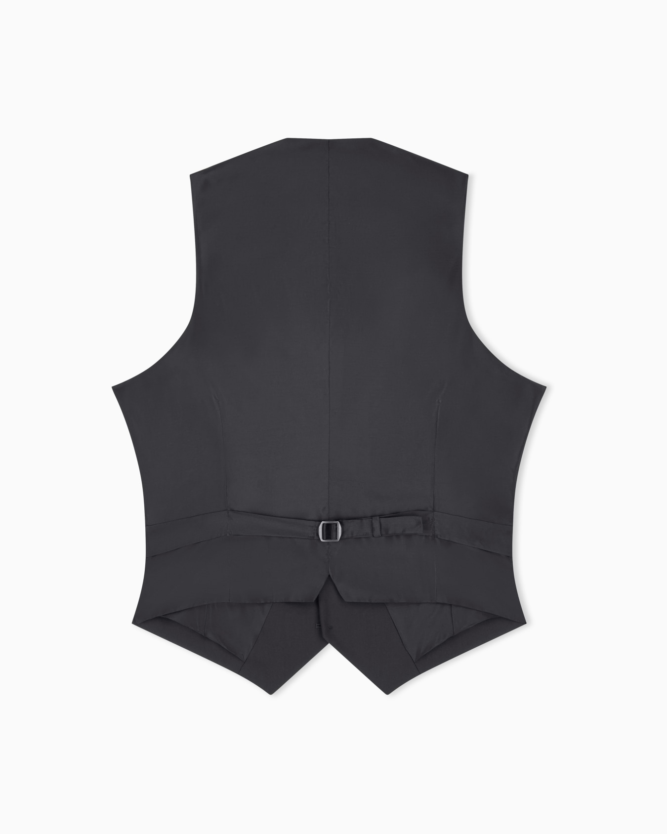 Single-breasted waistcoat in virgin wool Slide 2