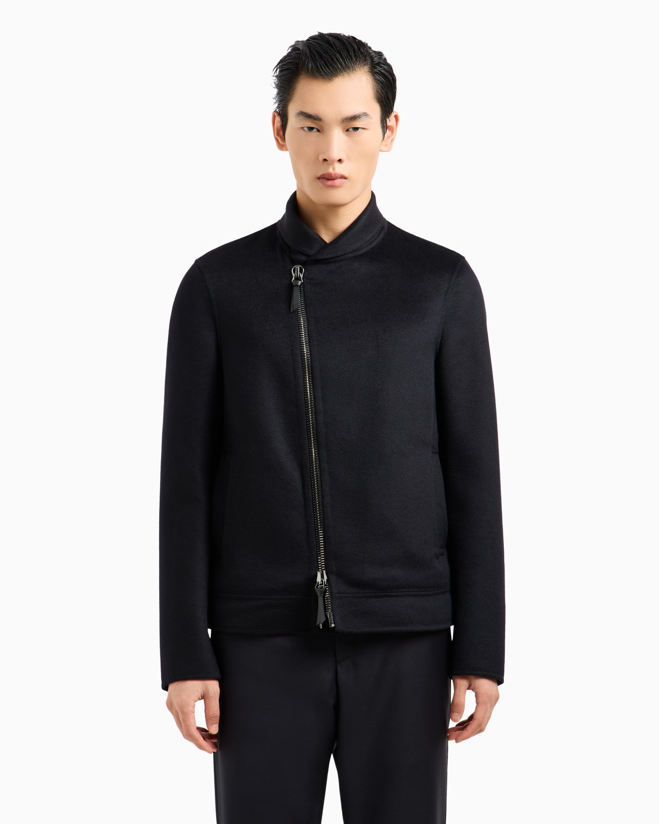 Icon cashmere Casentino wool blouson Slide 3