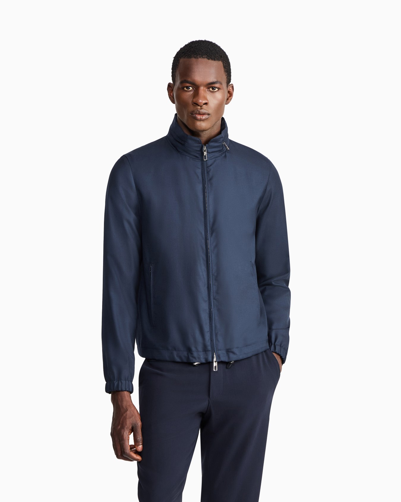 Icon cashmere-blend gabardine blouson Slide 3