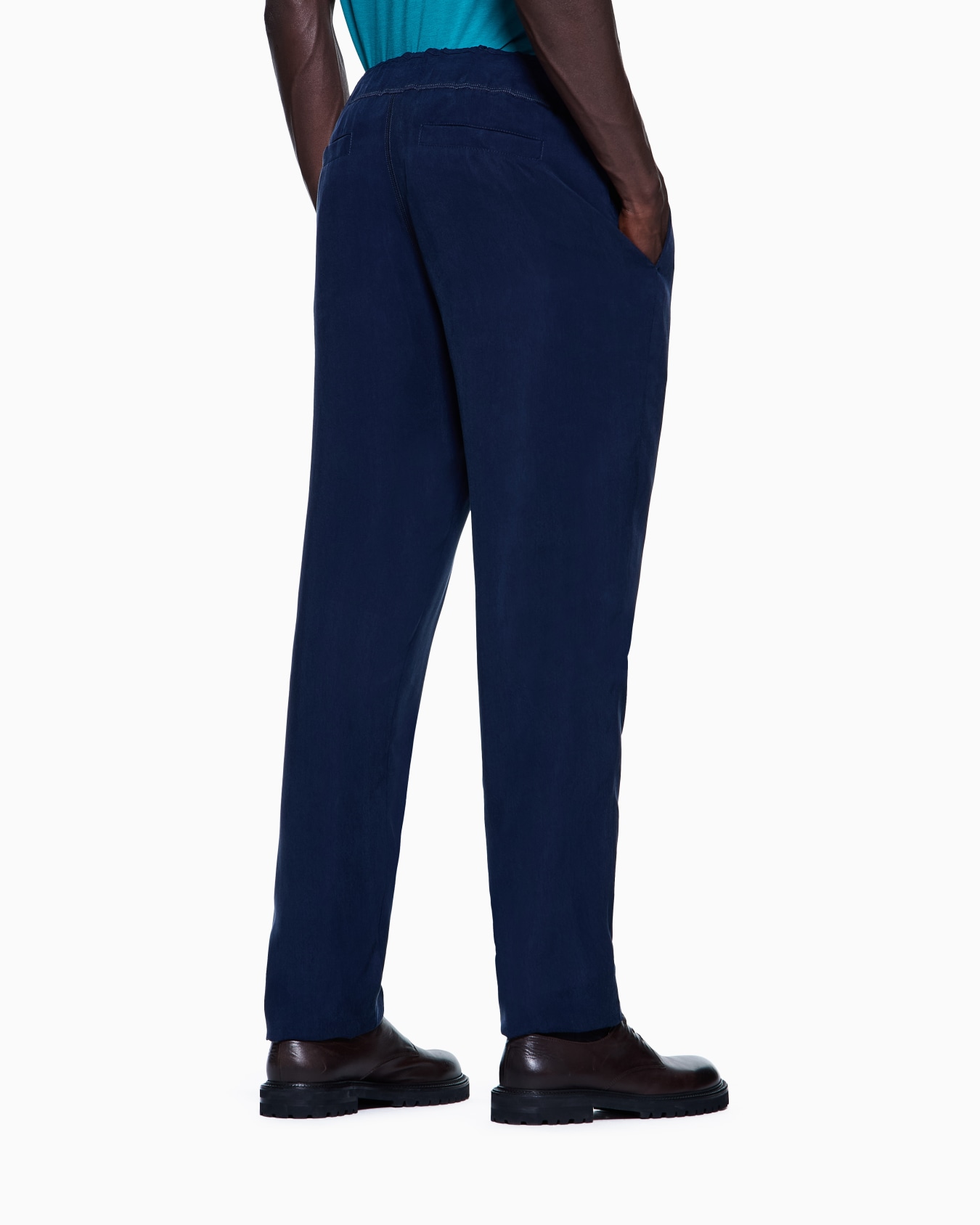 Icon cupro drawstring trousers Slide 2