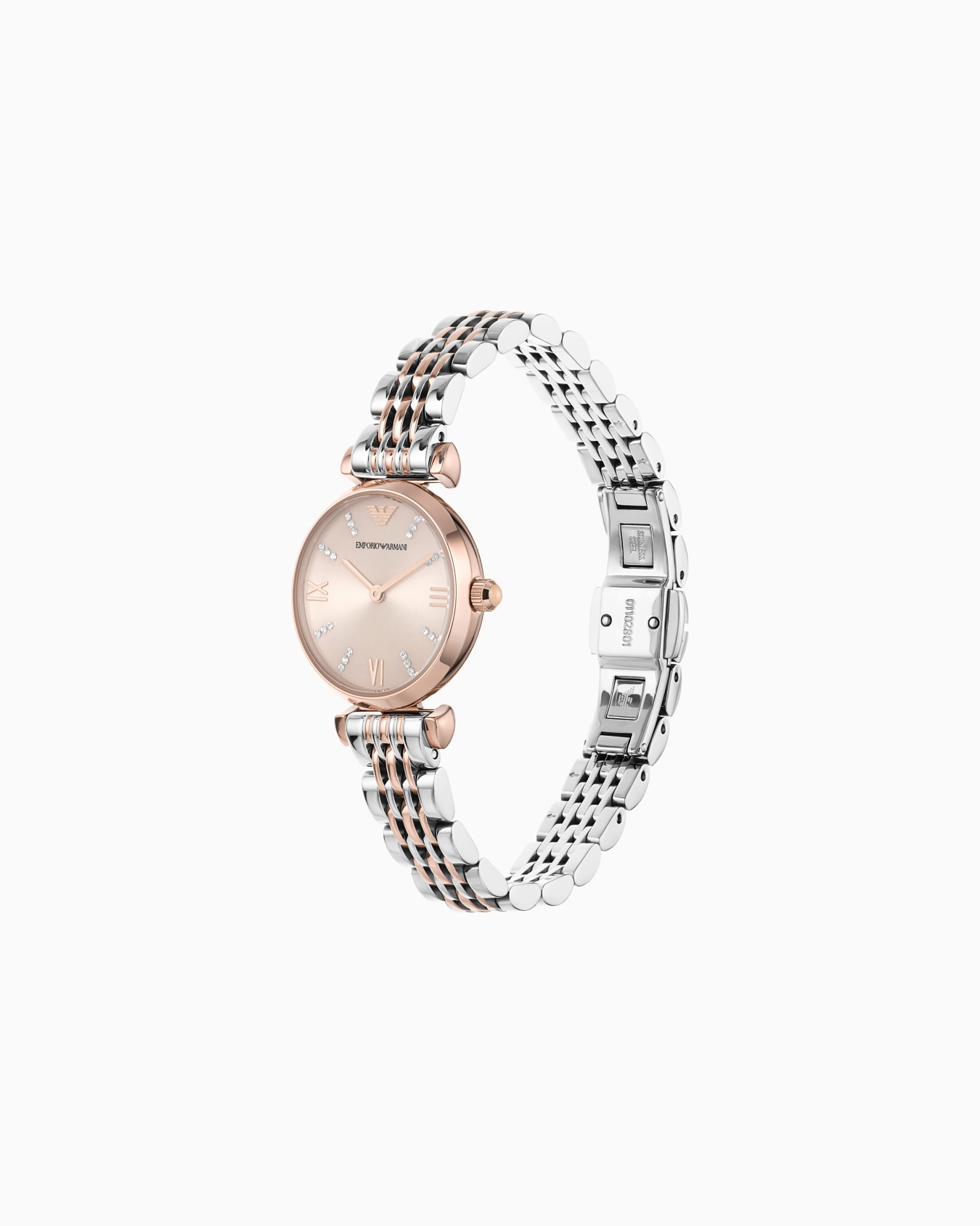 Women's Two-Hand Two-Tone Stainless Steel Watch Slide 2