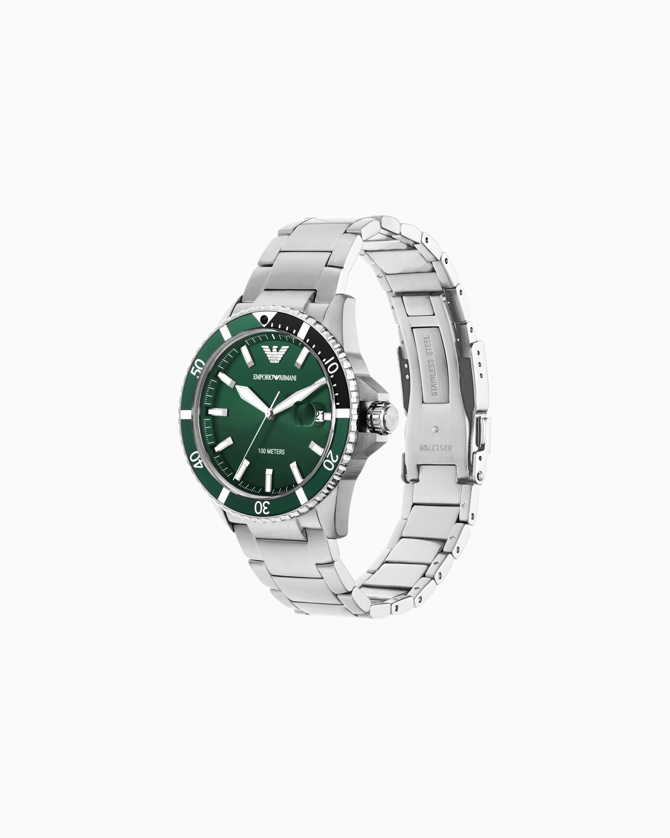 World Explorer Three-Hand Stainless Steel Watch Slide 2