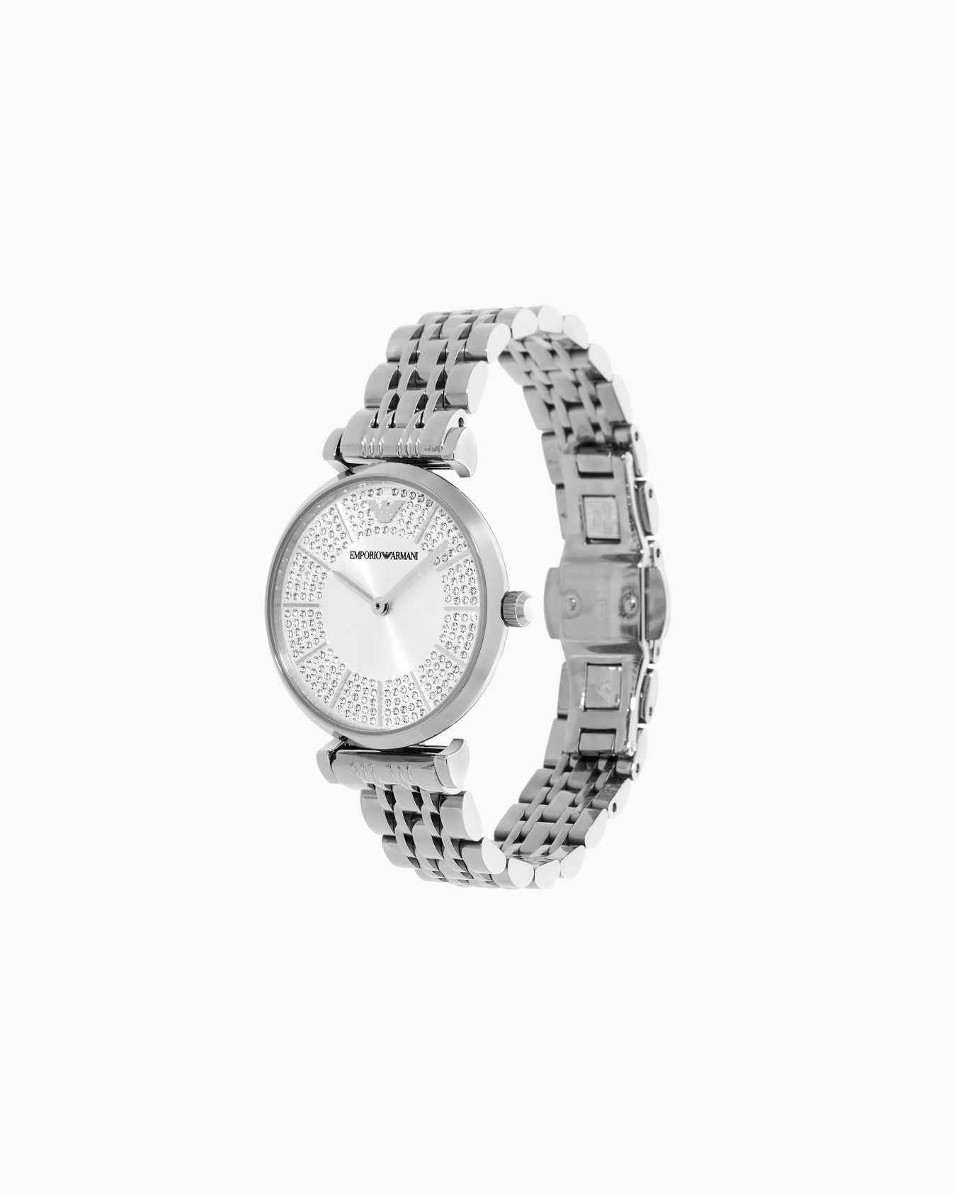 Two-Hand Stainless Steel Watch Slide 1