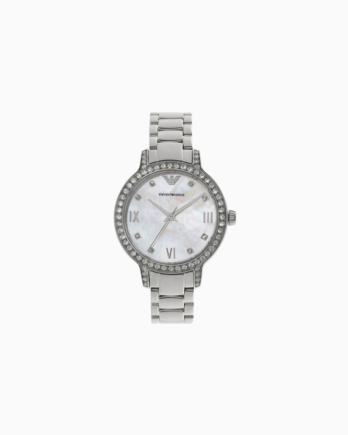  Three-Hand Stainless Steel Watch Slide 0