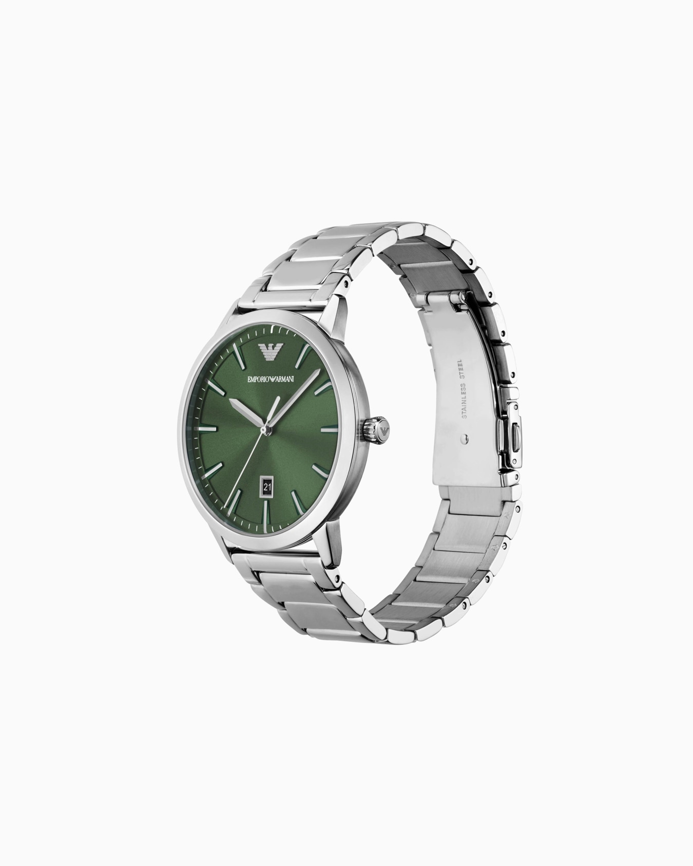  Three-Hand Date Stainless Steel Watch Slide 2
