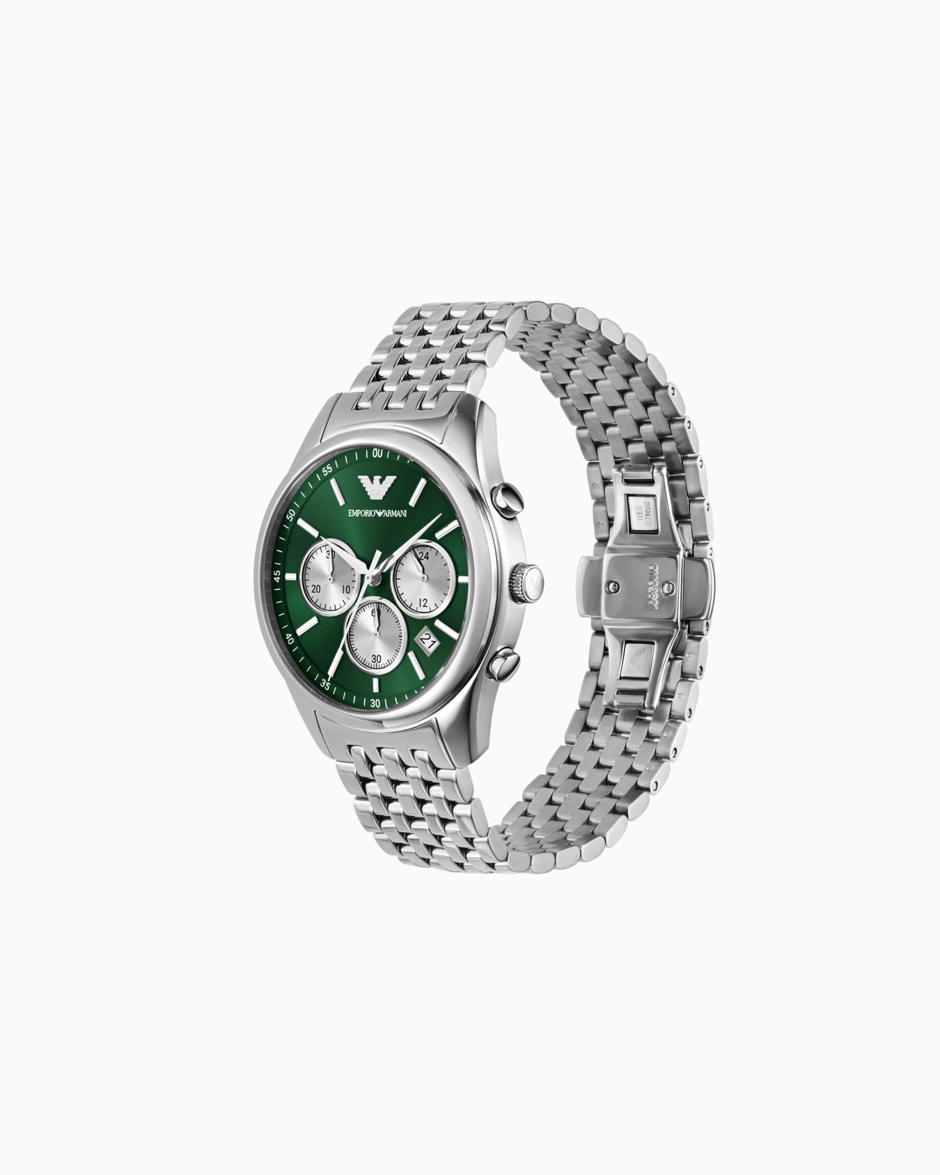 Chronograph Stainless Steel Watch Slide 1