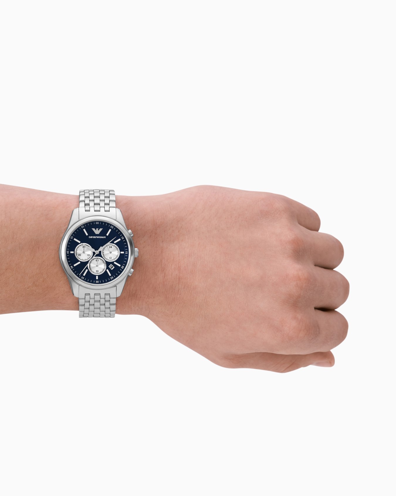 Reloj de acero inoxidable con cronógrafo Diapositiva 1